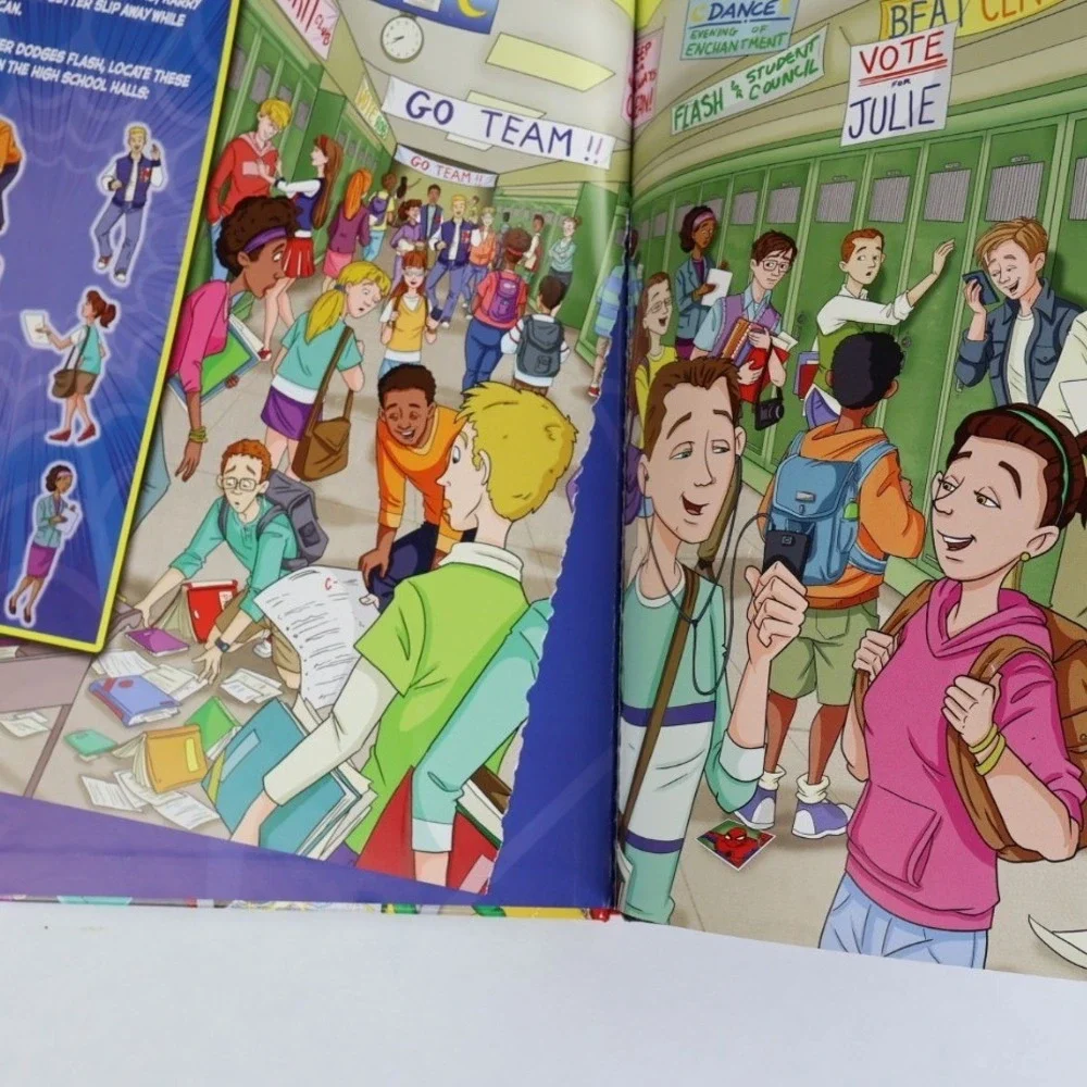 Marvel Spider-Man Look and Find Hardcover Activity Book 2017 PI Kids Hidden Obje